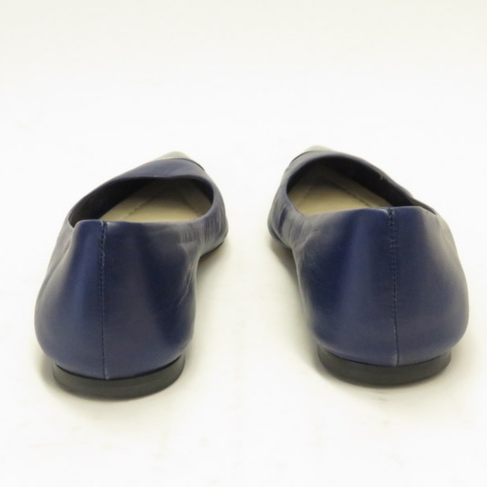 Christian Dior Ballet Flats Navy Leather Size 36 - Picture 5 of 8